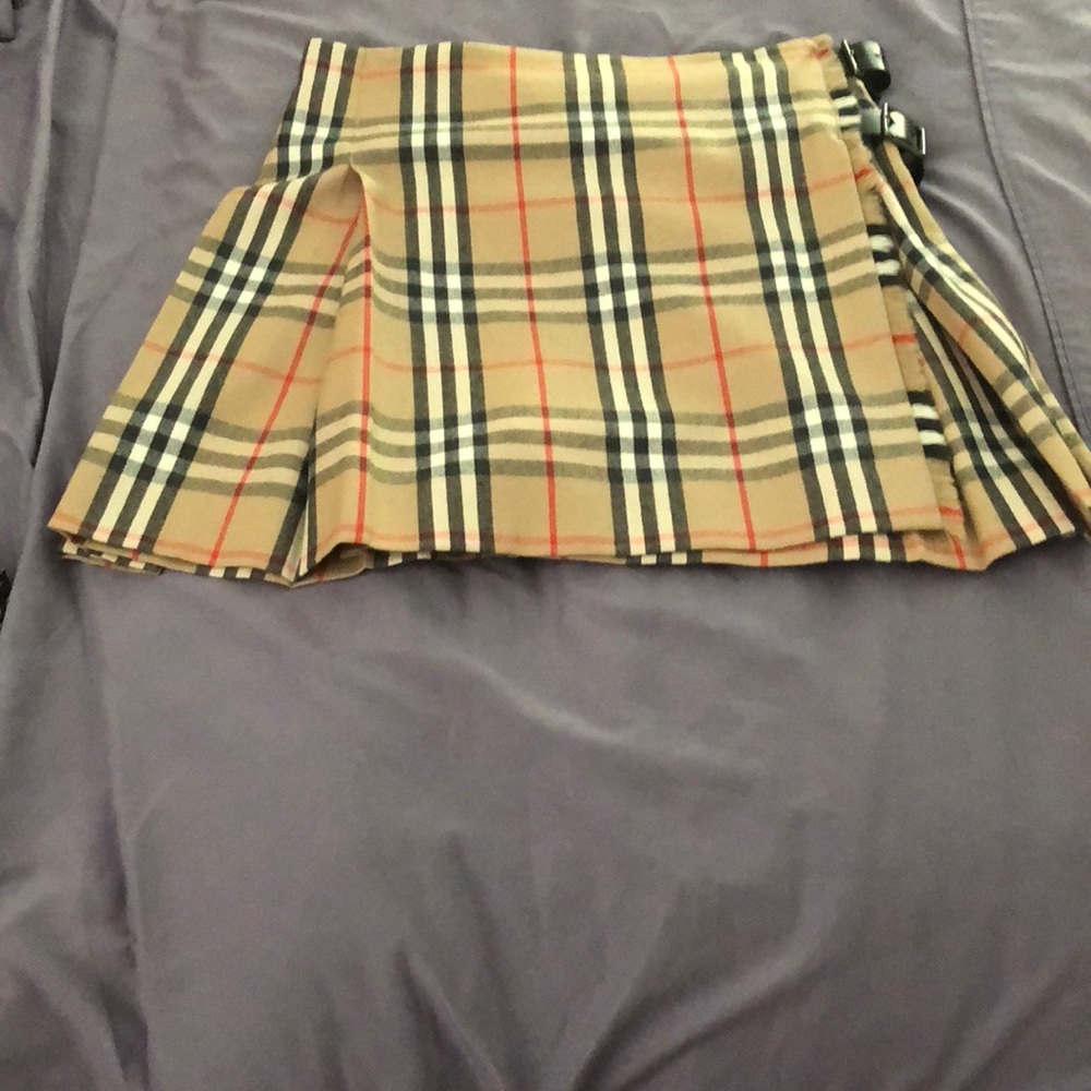 Authentic Burberry Wool Kilt (mini skirt)